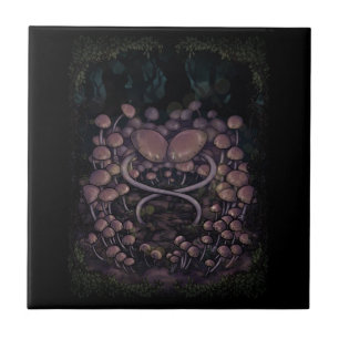 Psilocybe Allenii Ceramic Tile
