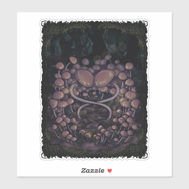 Psilocybe Allenii Sticker (Sheet)