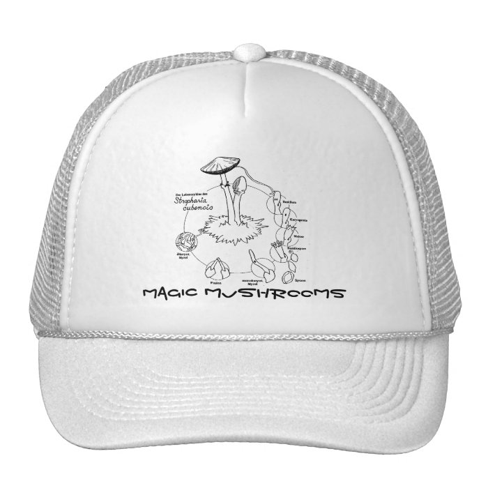 Psilocybe cubensis, Magic Mushrooms Mesh Hat