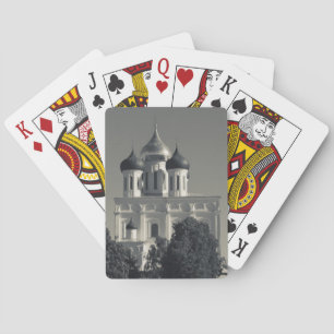 Pskov Kremlin and Trinity Cathedral Poker Cards