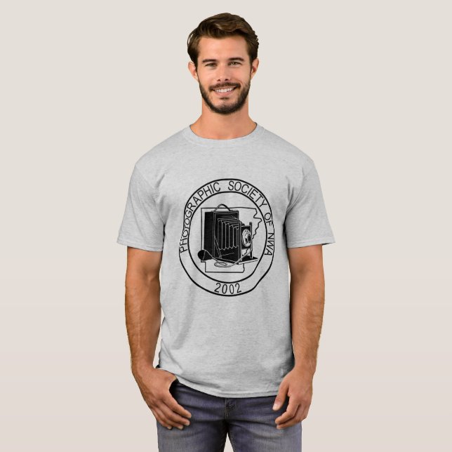 PSNWA Crest T-shirt Gray (Front Full)