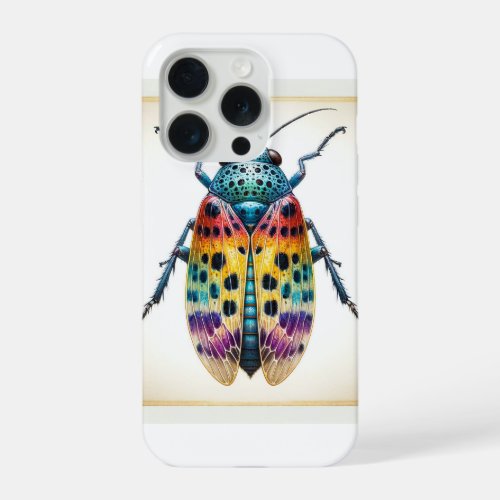 Psocid insect 300524IREF102 _ Watercolor iPhone 15 Pro Case