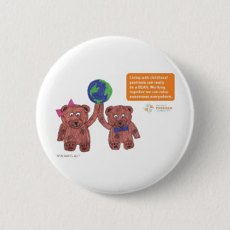 "Psoriasis can be a bear" pin