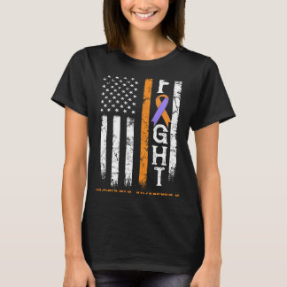 Psoriasis Warrior US Flag T-Shirt