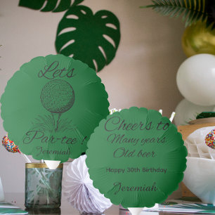 Psr-Tee Birthday Golf-Themed 30th Birthday Balloon