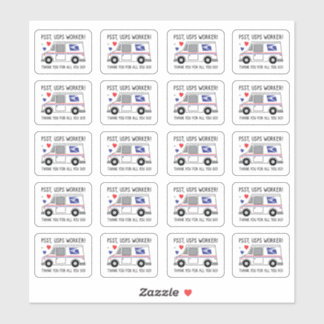 Psst, USPS Worker! Thank You For All You Do! Sticker