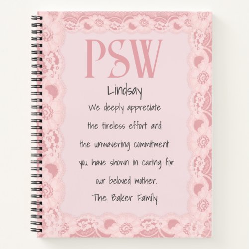 PSW Spiral Notebook