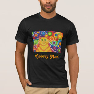 'Psy-cat-delic 'Groovy Man!' t-shirt