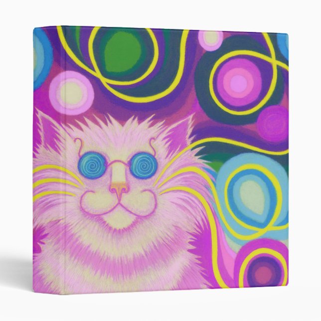 Psy-cat-delic Pink binder (Front/Spine)