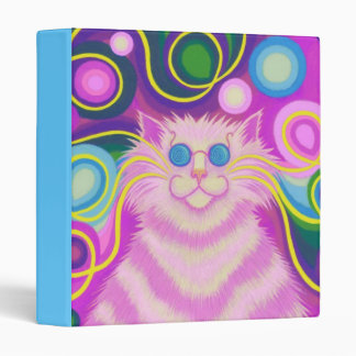 Psy-cat-delic Pink binder blue