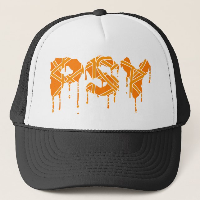 Psy hat Orange (Front)