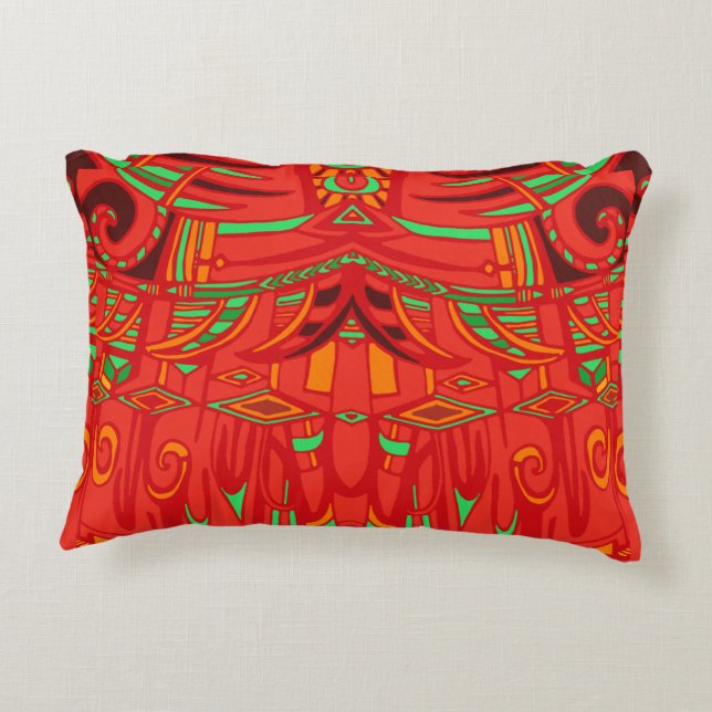 Psy wings accent pillow (Back)