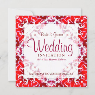 PsyBatik & Lace Invitation