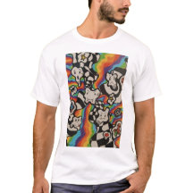 Psycadellic Happy Sad Anrgy Faces T-Shirt