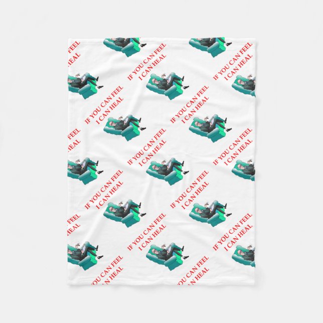 psych fleece blanket (Front)
