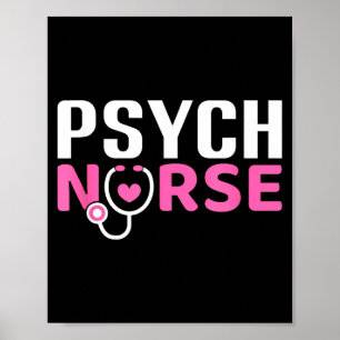 Psych Nurse Believe In Yourself Sitive Quote Desig Poster