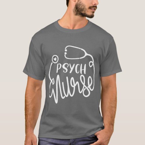 Psych Nurse Cute Mental Health Nursing Department  T_Shirt