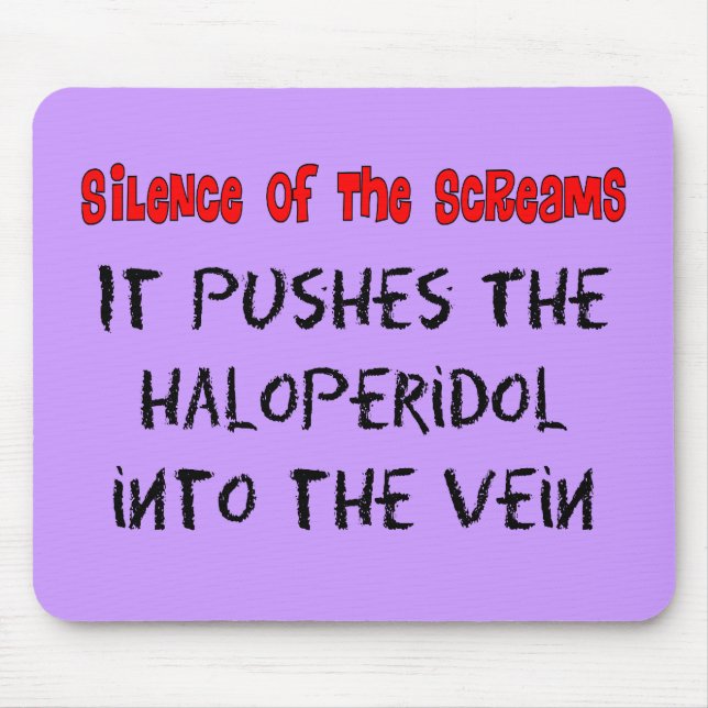 Psych Nurse Hilarious Gifts Mouse Pad (Front)