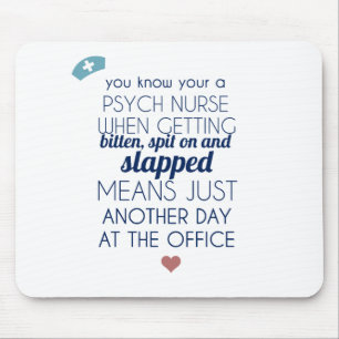 Psych Nurse Mouse Pad