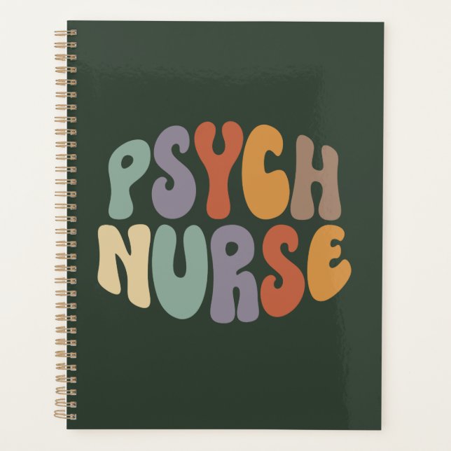 Psych Nurse Proud Career Profession Planner (Front)