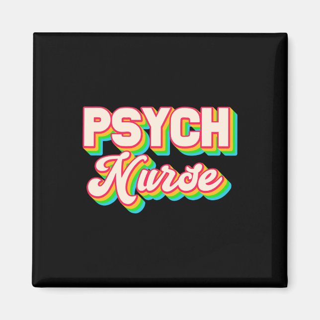 Psych Nurse Psychiatric Nursing Department Mental  Magnet (Front)