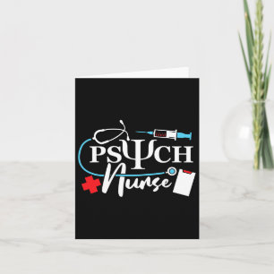 Psych Nurse Psychology Nursing Psychiatric Mental Card