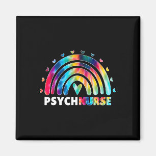 Psych Nurse Tie Dye Nursing Mental Health Psychiat Magnet