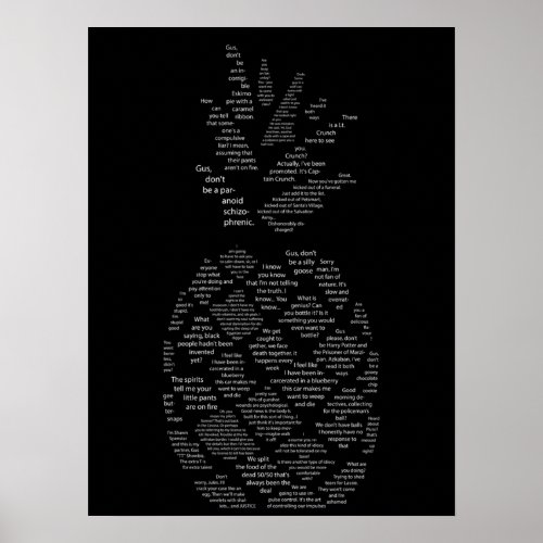 Psych Quotes Pineapple Poster