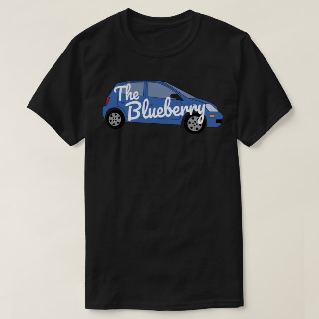 Psych The Blueberry Sticker T-Shirt (Design Front)
