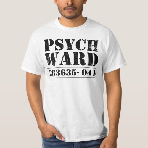 Psych Ward _ Escaped Convict Fancy Dress Costume T_Shirt