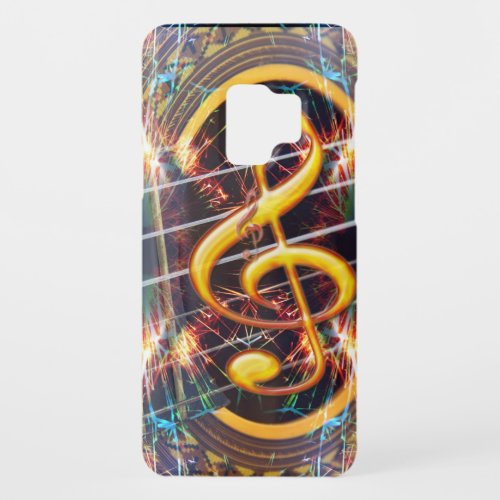 Psychadelic Accoustic Guitar music sheet design Case_Mate Samsung Galaxy S9 Case