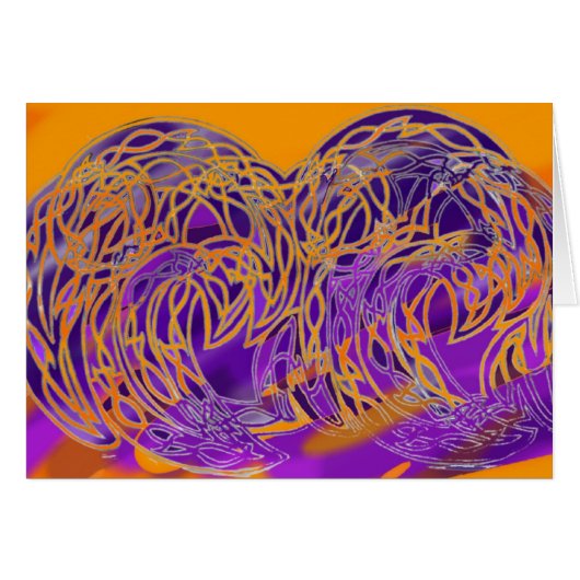 Psychadelic curls cards (Front Horizontal)