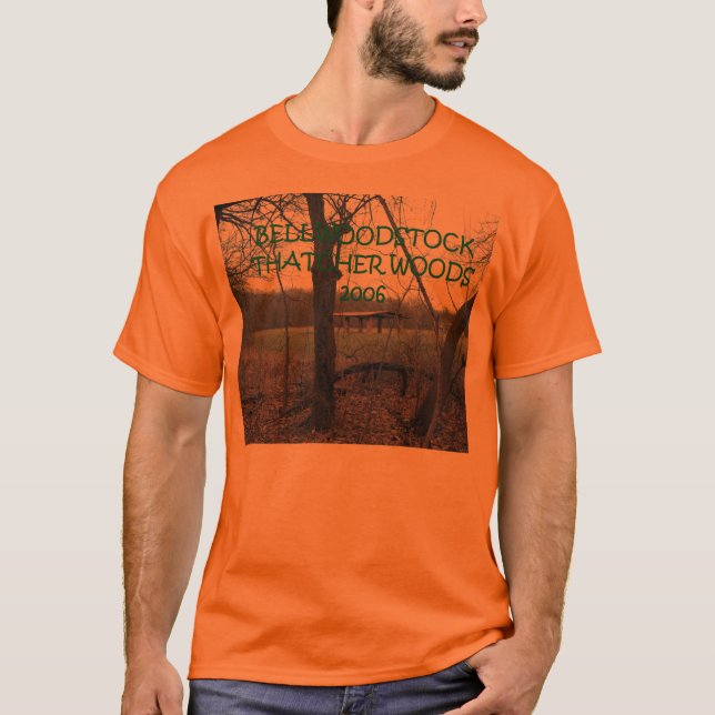Psychadelic Orange T T-Shirt (Front)