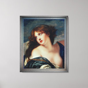 Psyche by Jean-Baptiste Greuze Canvas Print