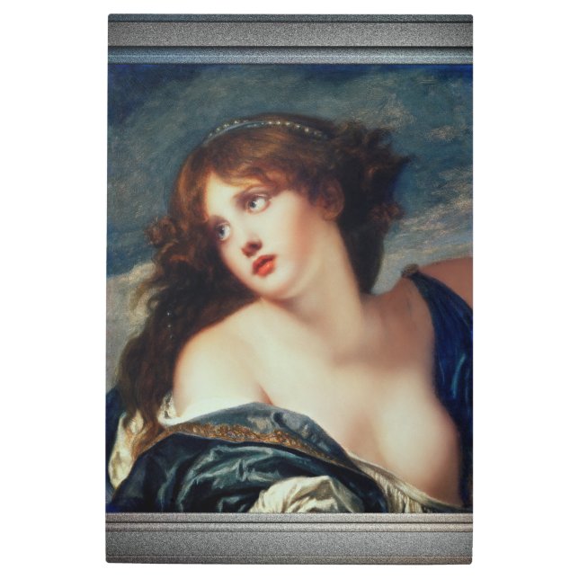 Psyche by Jean-Baptiste Greuze Metal Print (Front)