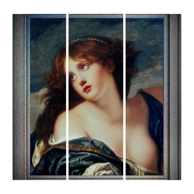 Psyche by Jean-Baptiste Greuze Triptych (Front)