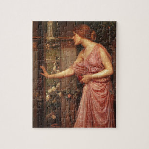 Psyche Entering Cupid’s Garden by Waterhouse Jigsaw Puzzle