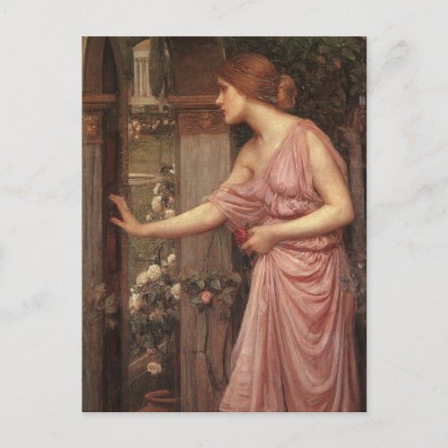 Psyche Entering Cupids Garden Postcard