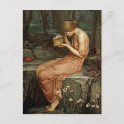 Psyche Opening the Golden Box Waterhouse Card