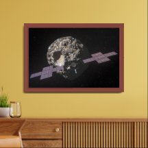 Psyche Spacecraft at asteroid 16 Psyche