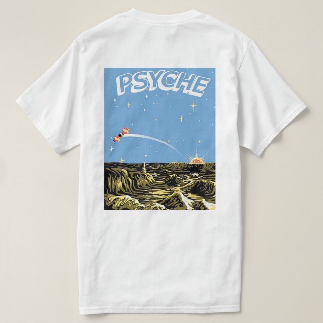 Psyche Sunrise T-Shirt (Design Back)