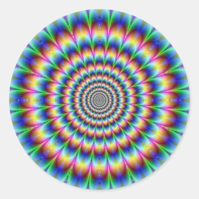 Psychedelia Classic Round Sticker (Front)