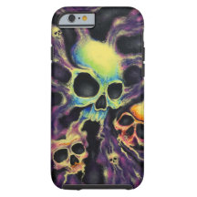 “Psychedelia” Skull Cluster Phone Case