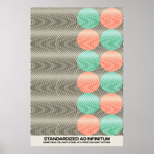 Psychedelia Standardised Ad Infinitum Poster