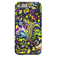 Psychedelic 60s Abstract Art iPhone 6 Case