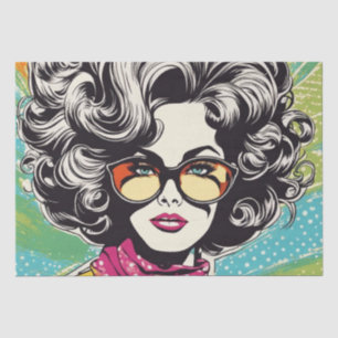 Psychedelic: A 1960s Retro Hippie Decoupage Paper