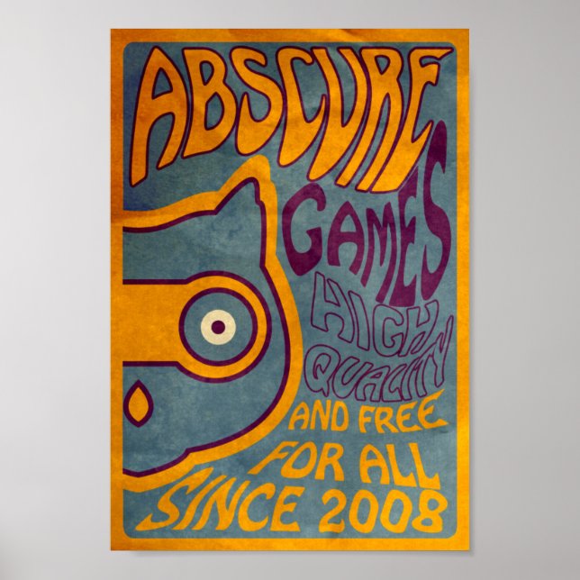 Psychedelic Abscure Poster (Front)