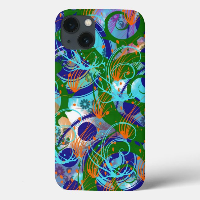 Psychedelic Abstract Art Case-Mate iPhone Case (Back)
