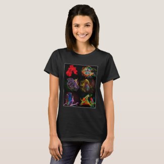 Psychedelic Abstract Flowers Art