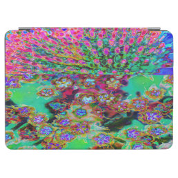 Psychedelic Abstract Groovy Purple Sedum iPad Air Cover